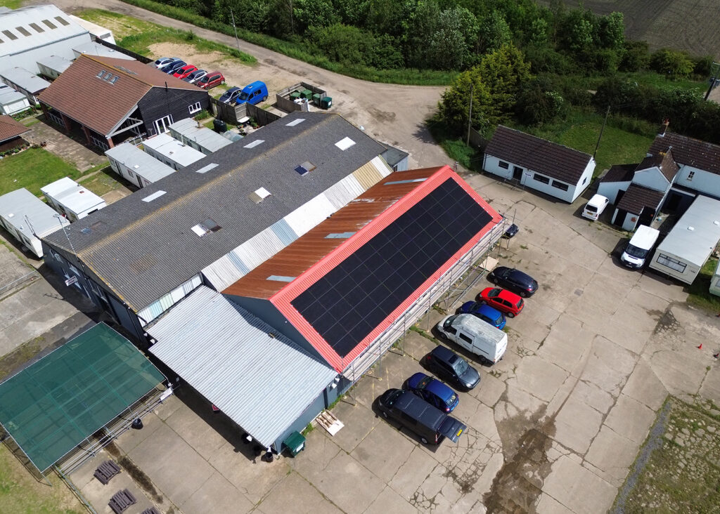 North London Sky Diving – Solar Panel Installation